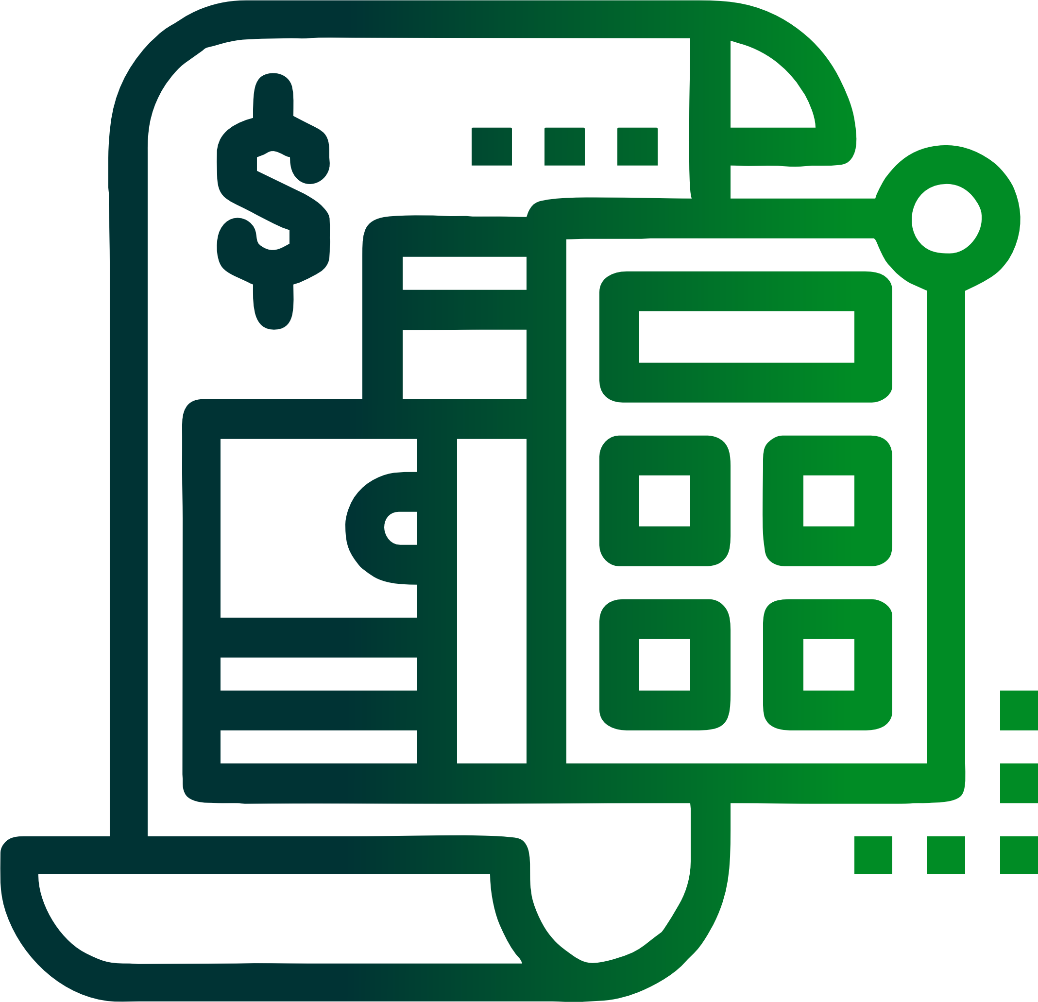 Ícone de e-commerce e portal de clientes