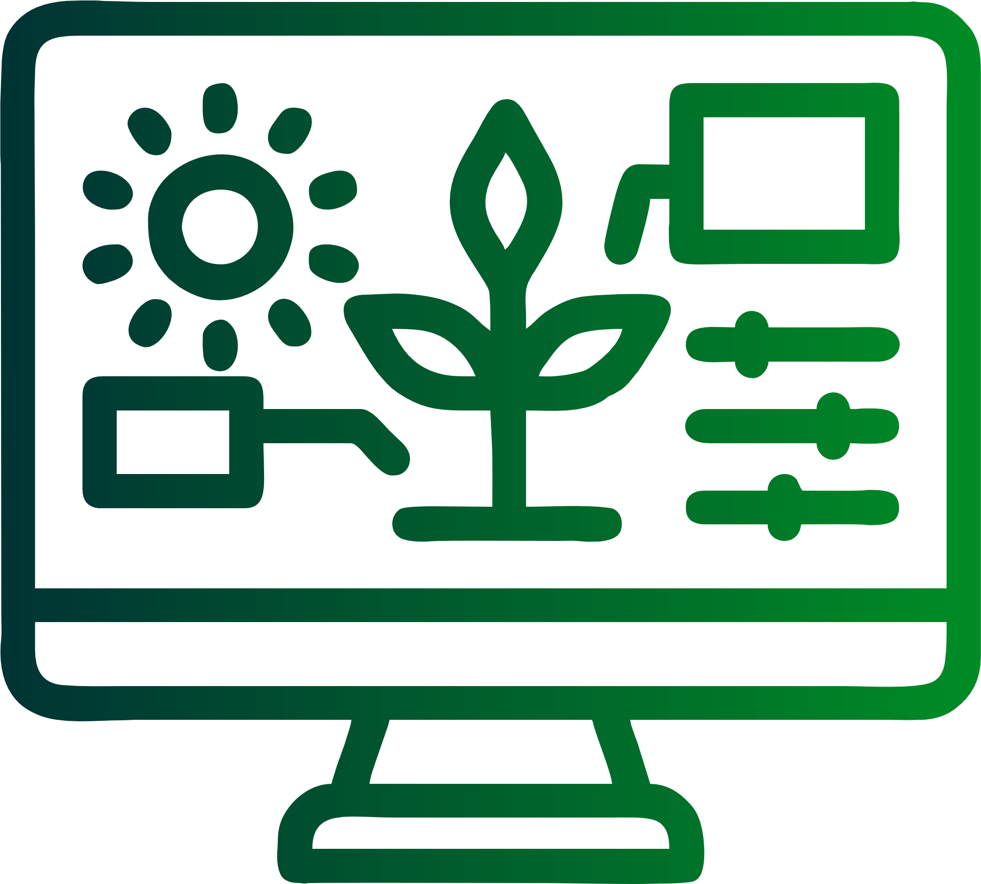 Ícone de UX e identidade para interfaces digitais